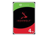 SEAGATE NAS HDD 4TB IronWolf 5400rpm 6Gb/s SATA 256MB cache 3.5inch 24x7 CMR for NAS and RAID rackmount systems BLK