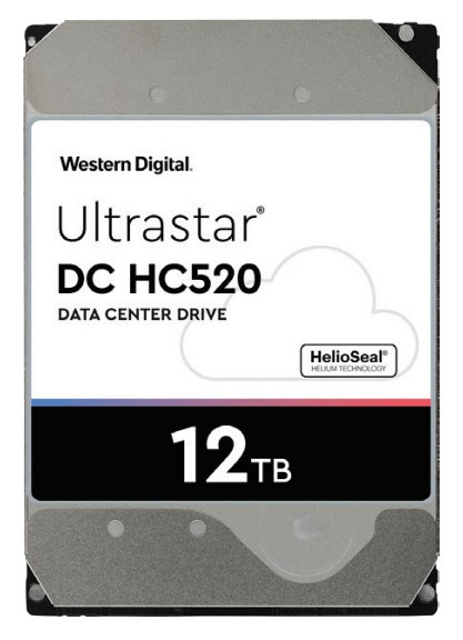 Western Digital Ultrastar DC HC520 12TB internal hard drive 7200 RPM 256 MB 3.5