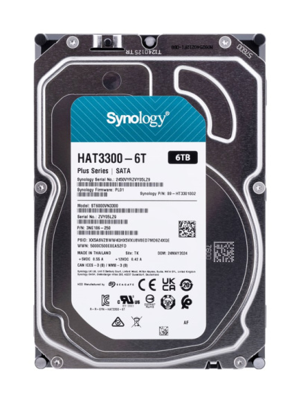Synology ?HAT3300-6T NAS 6TB SATA 3.5 HDD 3.5