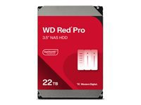 WD Red Pro NAS 22TB SATA 6Gb/s HDD 3.5inch internal 7200Rpm 512MB Cache 24x7 Bulk