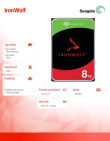 Seagate Drive IronWolf 8TB 3,5 256MB ST8000VN002