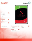 Seagate Drive IronWolf 4TB 3,5 inches 256MB ST4000VN006
