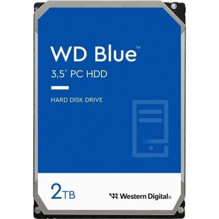WD Blue WD20EARZ - Hard drive - 2 TB - internal - 3.5'' - SATA 6Gb/s - 5400 rpm - buffer: 64 MB 