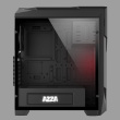 AZZA Photios 250 X, Tempered Glass Side window, 155mm CPU, 380mm GPU, 2x120mm Fans, USB 3.0 x2, USB 2.0 x2, Mic x1,Spk x1 ATX Mid Tower 