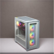 Corsair | Tempered Glass Mid-Tower ATX Case | iCUE 4000X RGB | Side window | White | Mid-Tower | Power supply included No | ATX