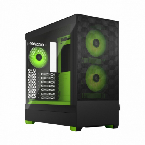 Fractal Design PC case Pop Air TG Clear Tint RGB green core