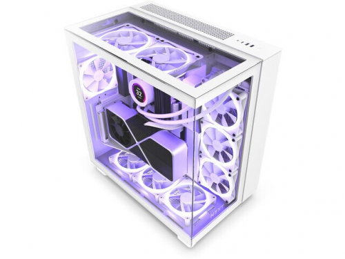 NZXT PC Case H9 Elite with window white