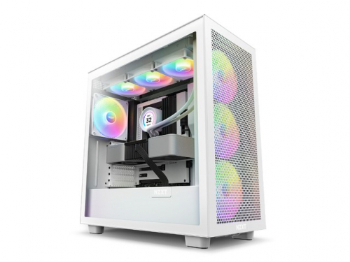 NZXT PC Case H7 Flow RGB with window white