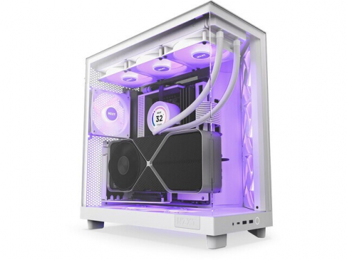 NZXT PC Case H6 Flow RGB with window white