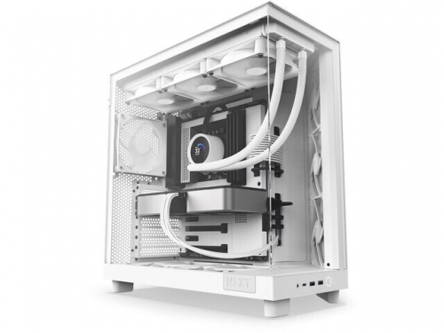 NZXT PC Case H6 Flow with window white