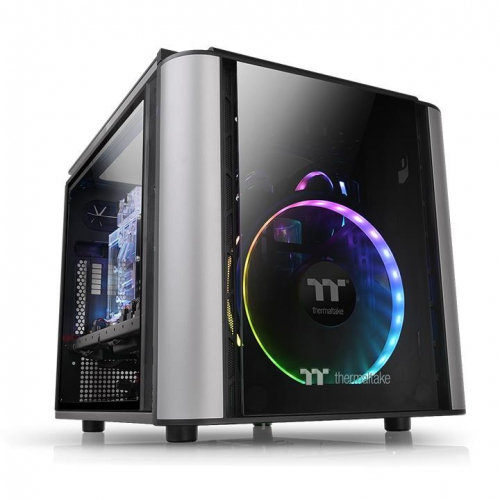 Thermaltake Computer case LEVEL 20 VT MiniITX microATX Tempered Glass - czarna