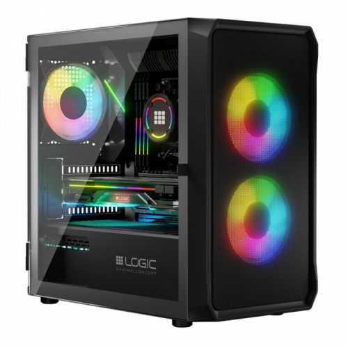 Logic Concept Computer case PORTOS ARGB MINI Black