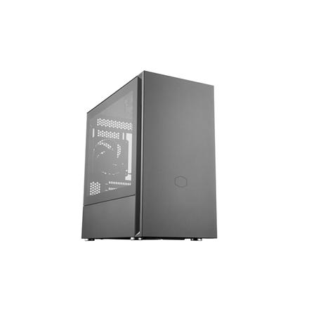 Cooler Master | Silencio S400 with Steel side panel | Black | Mini ITX, Micro ATX | Power supply included No