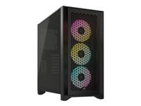 CORSAIR iCUE 4000D RGB Airflow Tempered Glass Mid-Tower Black