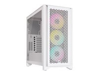 CORSAIR iCUE 4000D RGB Airflow Mid-Tower True White