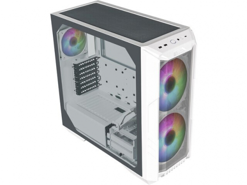 Cooler Master HAF 500, Midi-Tower, ARGB, Tempered Glass - white