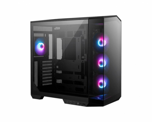 Case|MSI|MAG PANO 100R PZ|MidiTower|Case product features Transparent panel|ATX|MicroATX|MiniITX|Colour Black|MAGPANO100RPZ