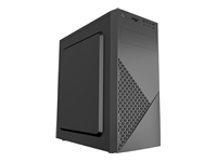 GEMBIRD Office computer case Fornax 170 ATX 2x USB 2.0 + 1x USB 3.0 + 1x USB Type-C card reader black