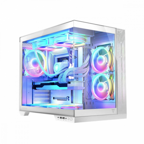 MODECOM Computer case Volcano Panorama APEX ARGB 7F MIDI white