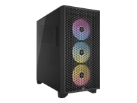 CORSAIR 3000D RGB Tempered Glass Mid Tower Black