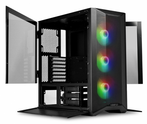 Lian Li LANCOOL II MESH RGB Midi Tower Black, Transparent