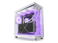 NZXT PC case H6 Flow RGB midi tower white