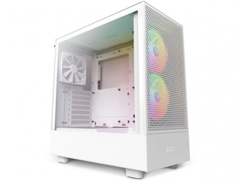 NZXT PC Case H5 Flow RGB with window white