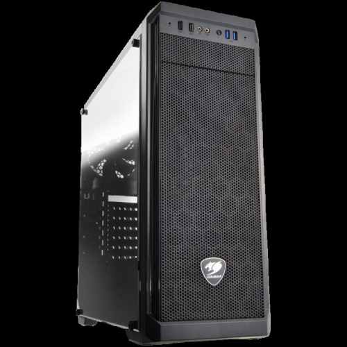 COUGAR | MX330-G | PC Case | Mid Tower / Mesh Front Panel / 1 x 120mm Fan / TG Left Panel