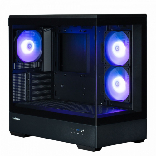 Zalman Obudowa P30 V2 MicroATX Mini Tower 3 FansRGB Black