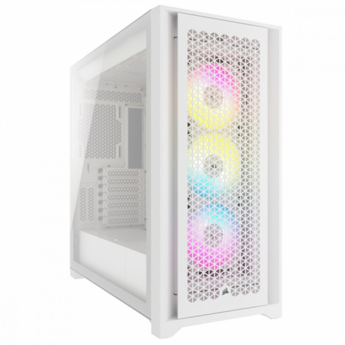 Corsair PC case iCUE 5000D RGB Airflow True White