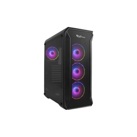 GENESIS IRID 505 ARGB Pc case, Midi tower, 2xUSB 3.0, 2xUSB 2.0, 2x Jack, Black | Genesis