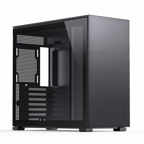 Jonsbo D41 ATX Case, Tempered Glass - black