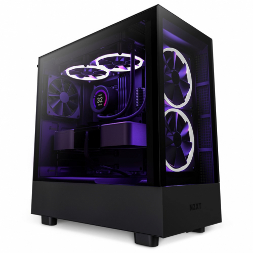 NZXT H5 Elite Midi Tower Black, Transparent