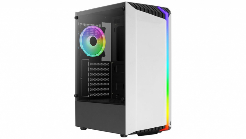 AeroCool PC case Bionic TG RGB USB 3.0 Mid Tower white