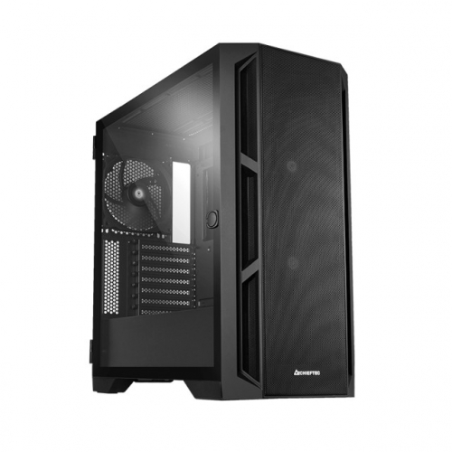 Chieftec Case APEX AIR GA-01B-M-OP 3x 140 PWM Fans 1x USB3.2 Gen2 Type C, 2x USB3.0