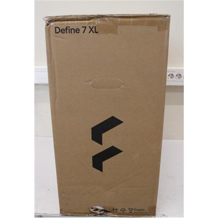 Taastatud. Fractal Define 7 XL Black TG Light Tint | Fractal Design | Define 7 XL TG Light Tint | Side window | Black | E-ATX | DAMAGED PACKAGING | Power supply included No | ATX