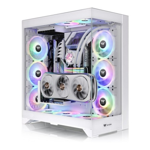 Thermaltake PC case CTE E600 MX Tempered Glass, glass side- snow