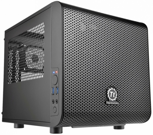 Thermaltake Core V1 MiniITX IS UB3.0 Window (1x200mm), black