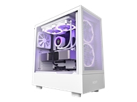 NZXT PC case H5 Flow midi tower white window