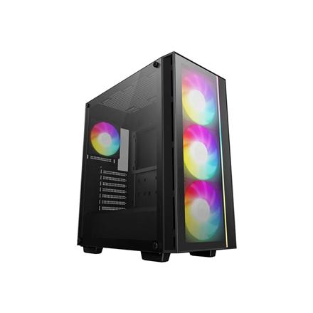 Deepcool Case | MATREXX 55 Mesh V4 C | Black | Mid Tower | 4x ARGB fans |  1xUSB-C 1xUSB-A 3.2 Gen 1. 1x Combo Audio