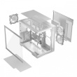 MODECOM Computer case VOLCANO PANORAMA APEX ARGB 3F MIDI White
