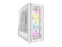 CORSAIR iCUE 5000D RGB Airflow Mid-Tower True White