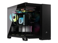 CORSAIR 2500X LINK Tempered Glass mATX Mid Tower Black