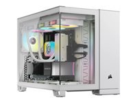 CORSAIR 2500X LINK Tempered Glass mATX Mid Tower White