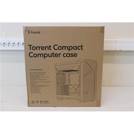 Восстановленный. Fractal Design Torrent Compact White TG Clear tint Fractal Design Torrent Compact TG Clear Tint Side window White DAMAGED PACKAGING ATX | Fractal Design Torrent Compact TG Clear Tint | Side window | White | DAMAGED PACKAGING | ATX