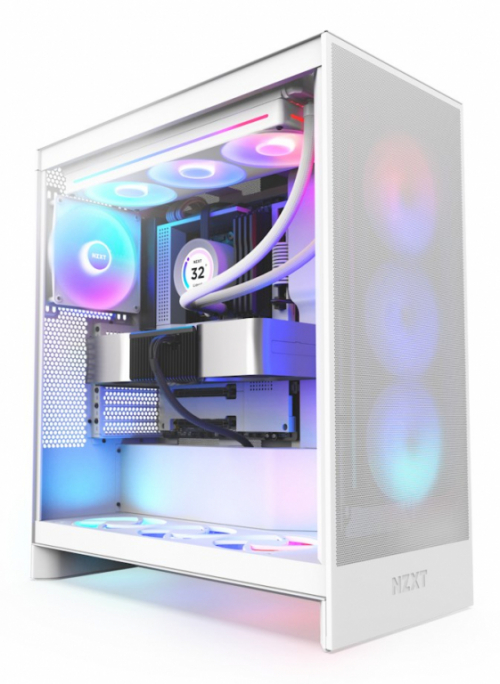 NZXT H7 Flow RGB Midi Tower White OBUNZXOBU0064