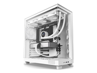 NZXT PC case H6 Flow midi tower white