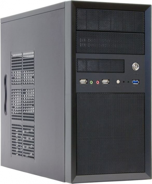 Chieftec Mesh Series CT-01B - Tower - micro ATX - no power supply (ATX12V 2.3/ PS/2) - USB/Audio 