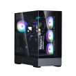 Zalman PC case P40 Prism Mid-Tower Tempered Glass black