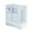 Zalman PC case P40 Prism Mid-Tower Tempered Glass white